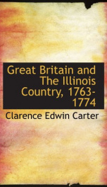 great britain and the illinois country 1763 1774_cover