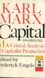 capital a critique of political economy volume 1_cover