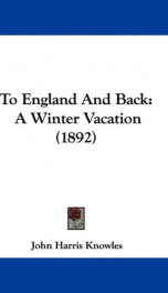 to england and back a winter vacation_cover