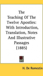 the teaching of the twelve apostles with introduction translation notes and_cover