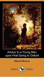 Advice to a Young Man upon First Going to Oxford_cover