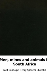 men mines and animals in south africa_cover
