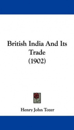 british india and its trade_cover