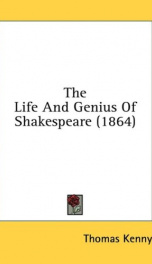 the life and genius of shakespeare_cover