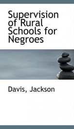 supervision of rural schools for negroes_cover