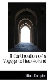A Continuation of a Voyage to New Holland_cover