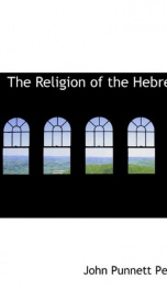 the religion of the hebrews_cover