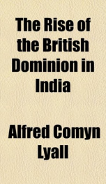 the rise of the british dominion in india_cover