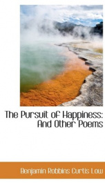 the pursuit of happiness and other poems_cover