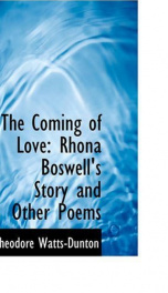 the coming of love rhona boswells story and other poems_cover