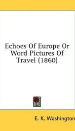 echoes of europe or word pictures of travel_cover