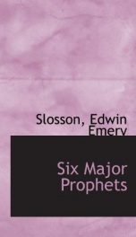 six major prophets_cover