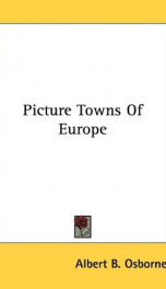 picture towns of europe_cover