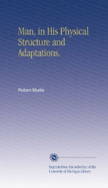 man in his physical structure and adaptations_cover