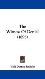 the witness of denial_cover