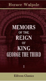 memoirs of the reign of king george the third volume 1_cover
