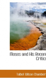 moses and his recent critics_cover
