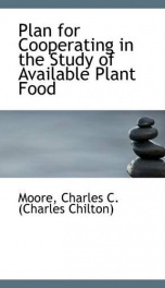 plan for cooperating in the study of available plant food_cover