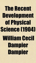 the recent development of physical science_cover