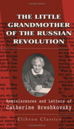the little grandmother of the russian revolution reminiscences and letters of_cover