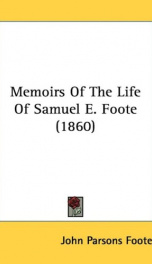 memoirs of the life of samuel e foote_cover