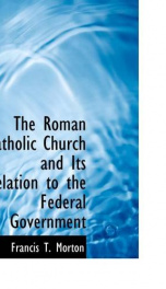 the roman catholic church and its relation to the federal government_cover