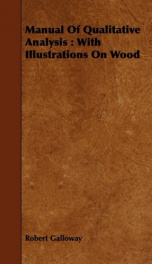 manual of qualitative analysis with illustrations on wood_cover