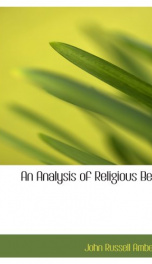 an analysis of religious belief_cover