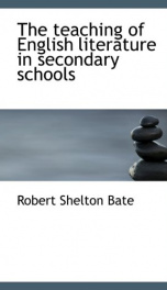 the teaching of english literature in secondary schools_cover