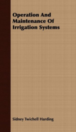 operation and maintenance of irrigation systems_cover