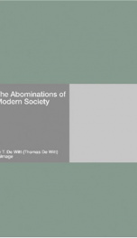the abominations of modern society_cover