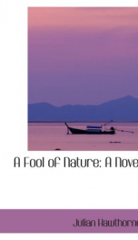a fool of nature a novel_cover