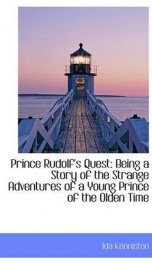 prince rudolfs quest being a story of the strange adventures of a young prince_cover
