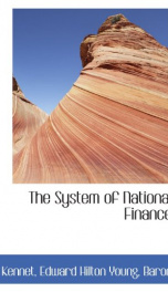 the system of national finance_cover