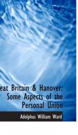 great britain hanover some aspects of the personal union_cover