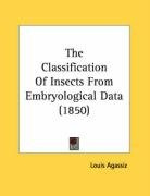 the classification of insects from embryological data_cover