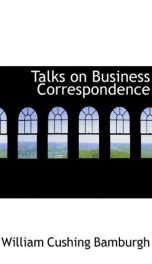talks on business correspondence_cover