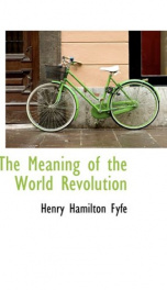 the meaning of the world revolution_cover