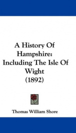 a history of hampshire including the isle of wight_cover