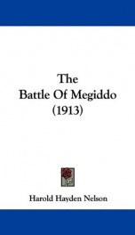 the battle of megiddo_cover