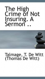 the high crime of not insuring a sermon_cover