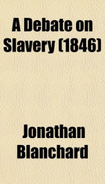 a debate on slavery_cover