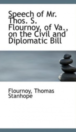 speech of mr thos s flournoy of va on the civil and diplomatic bill_cover