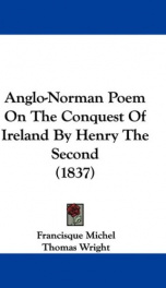 anglo norman poem on the conquest of ireland by henry the second_cover