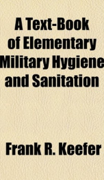 a text book of elementary military hygiene and sanitation_cover