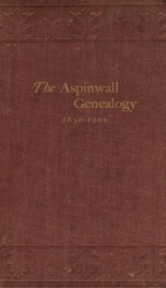the aspinwall genealogy_cover
