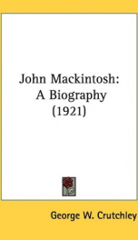 john mackintosh a biography_cover