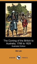 the coming of the british to australia 1788 to 1829_cover