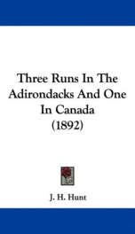 three runs in the adirondacks and one in canada_cover