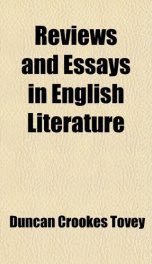 reviews and essays in english literature_cover